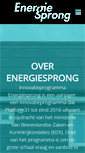 Mobile Screenshot of energiesprong.nl