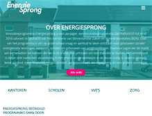 Tablet Screenshot of energiesprong.nl
